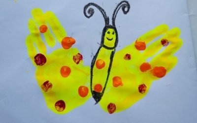 KG Students Butterfly online activity 2020