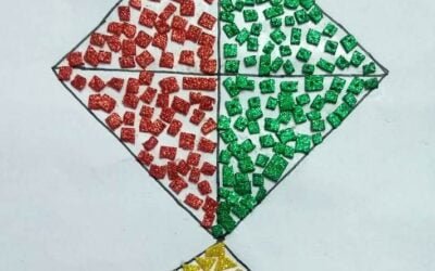 KG Students Makar sankranti online activity 2021