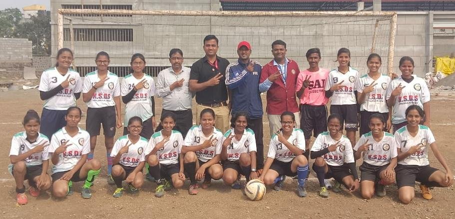 Under 17 girls qualified for Zonal Football Championship 2022