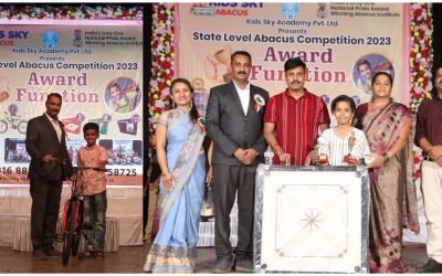 Secured I and II rank in State Level Abacus Competition 2023