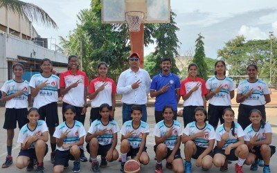 Our Under 17 girls won the District Basketball tournament.